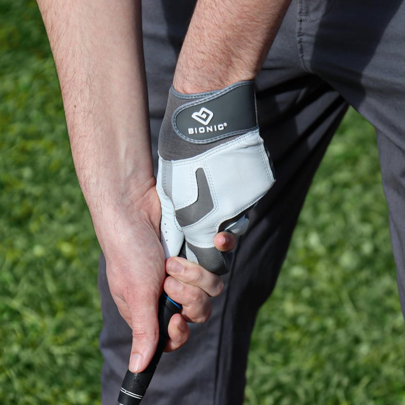 بيونيك قفاز جولف Bionic للرجال ReliefGrip 2.0 (فضي مقاس X-Large) - Image 5